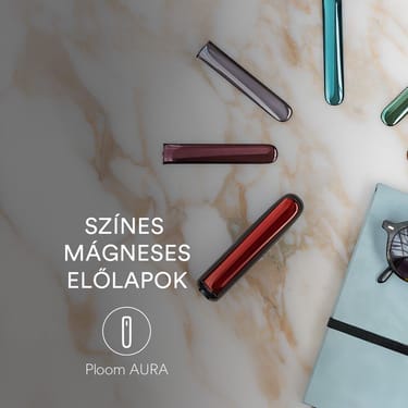 Ploom AURA előlapi panelek választéka: illeszd stílusodhoz vagy hangulatodhoz.
