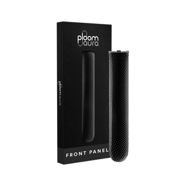 Ploom AURA Front Panel Jet Black Augmented Pattern pack